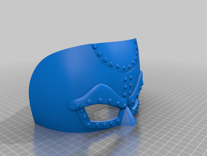 doctor doom maschera - senza molle il costume 3d print model - Mito3D