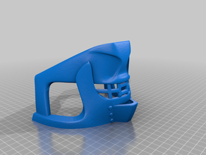 doctor doom mask- no springs costume 3d print model - Mito3D