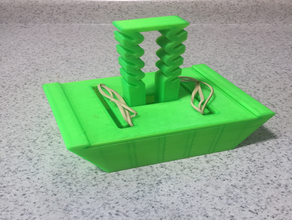 tofu press kitchen & dining easy print elastic band food tool 3d print model - Mito3D