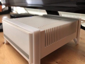 mikrotik hap ca do roteador pernas office de resfriamento fã as stand 3d print model - Mito3D