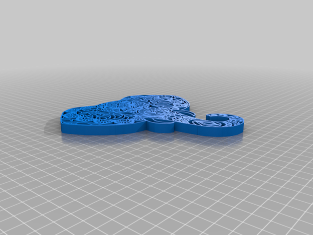 elephant face u anklelockconnoisseur art 3D print model - Mito3D