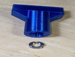 chave tri-wing de segurança sma porca ferramentas manuais soquete inglesa 3d print model - Mito3D
