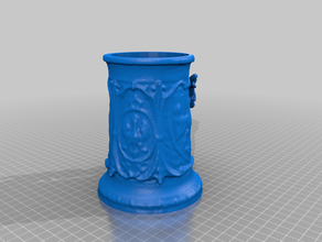 dragon stein kitchen & dining beer cup dragons drink 3d print model - Mito3D