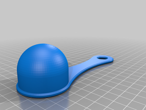 35ml measure spoon kitchen & dining customized 3d print model - Mito3D