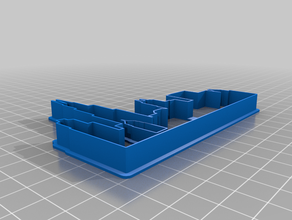 chicago skyline cookie cutter kitchen & dining 3d print model - Mito3D