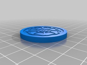white lotus tile coins & badges avatar last airbender 3d print model - Mito3D