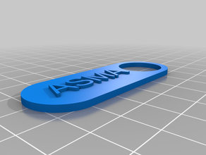 Esma Anahtarlık özelleştirilmiş 3d print model - Mito3D
