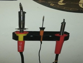 soldering iron wall mount electronics l tkolbenhalter holder stand 3d print model - Mito3D