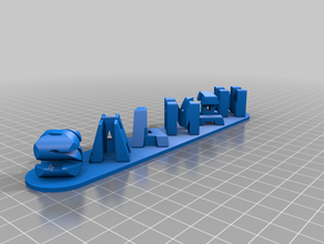 salman shakin shakir sinais e logotipos personalizado 3d print model - Mito3D