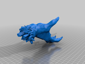 severed hand models phone stand 3d print model - Mito3D