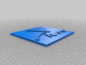 tevo logo 3d baskı 3d print model - Mito3D