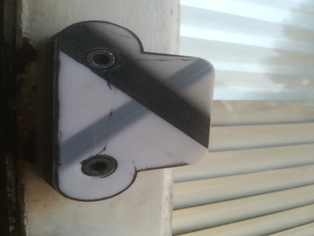 grip doorpull balkon t rgriff kolu yedek parça 3D print model - Mito3D