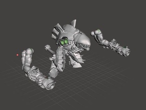 carn2shot criaturas tirânidos tyranids xenos 3d print model - Mito3D
