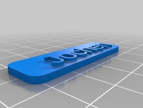 targhetta jochen segni e loghi su misura 3d print model - Mito3D