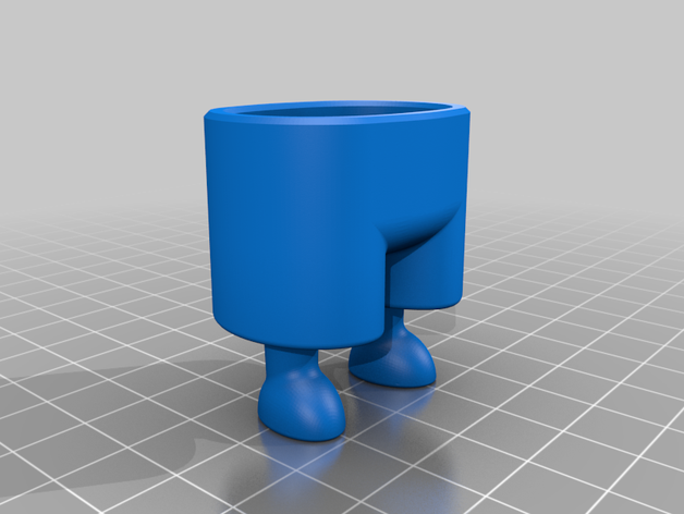 haut sur pattes planteur imprimée en 3d décor 3D print model - Mito3D