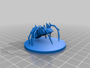 spider - scythe games 28mm blade dnd dungeons dragons encounter insect mini miniature miniatures minis monster pathfinder roleplaying rpg sword tabletop taleofenki 3d print model - Mito3D