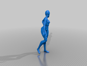 new pose space suit people miniture scif' 3d print model - Mito3D