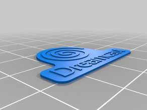 dreamcast cas emblème les jeux vidéo sega 3d print model - Mito3D