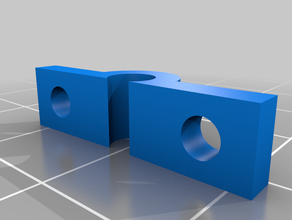 ptfe bowden tube separator clamp ikea lack enclosure mmu 3d printer accessories coupler prusa i3 mk3 3d print model - Mito3D