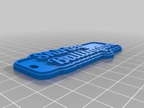 özelleştirilmiş çok satırlı etiket shirley benim Anahtarlık 3d print model - Mito3D