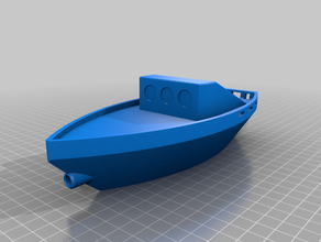 unsinkable toy boat toys & games 3d print model - Mito3D