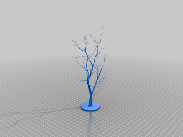 bare tree art abstract fall 3D print model - Mito3D