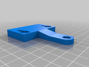 tronxy x3 x-axis rear bracket 3d printer parts 3d print model - Mito3D