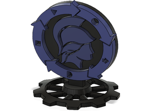 trof u medalh o engenharia mec nica monedas & insignias ingeniería mecanica de la mecánica openscad el trofeo base 3d print model - Mito3D