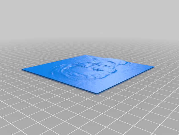my customized customisable lithophane more 2d art 3D print model - Mito3D