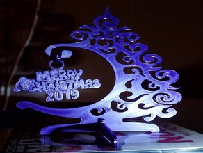 christmas tree ornament holder 3d printing 2019 3d print model - Mito3D