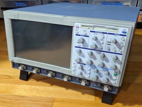 lecroy wavepro wavemaster sda dda osciloscópio compatível moldura do botão de alimentação partes equipamento teste 3d print model - Mito3D
