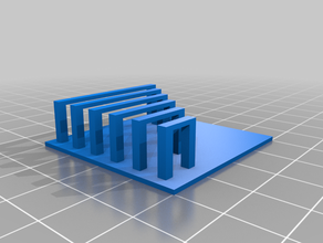test du pont de 40 mm L'impression 3d tests 3d print model - Mito3D
