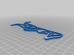 my customized origami meerkat animals 3d print model - Mito3D