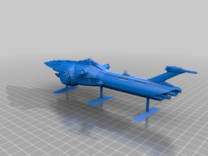 starwars cis malevolence 3d printing dreadnought droid spaceship star starship wars 3d print model - Mito3D