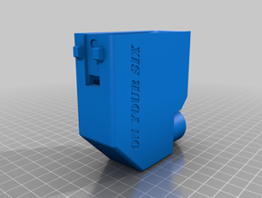 dmag cuello de alimentación deporte y al aire libre paintball 3d print model - Mito3D