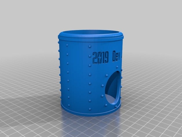 dev reçel coozie 3D print model - Mito3D