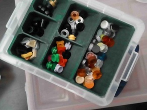 anysize box dividers containers lego really useful small parts storage 3d print model - Mito3D