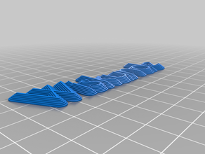 meine angepasste Pyramide text Skulpturen kundengebundene 3d print model - Mito3D