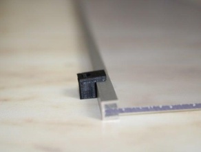 plexiglass support metal guide block 3d printing printer enclosure ikea lack 3d print model - Mito3D