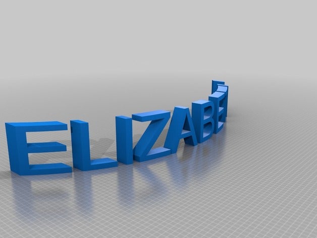 elizabeth dados caneca 3D print model - Mito3D