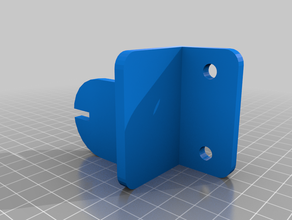 spool rivet bracket 3d printing printer filament holder shelf 3d print model - Mito3D