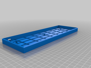 anne pro 1 & 2 zero degree minimalist case - low profile computer 60 keyboard mechanical 3d print model - Mito3D