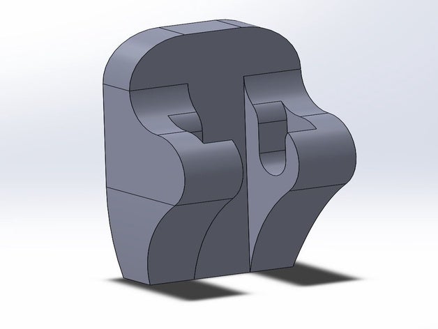 Befehl-Haken - Organisation 3m Befehl strips hängen strip 3D print model - Mito3D