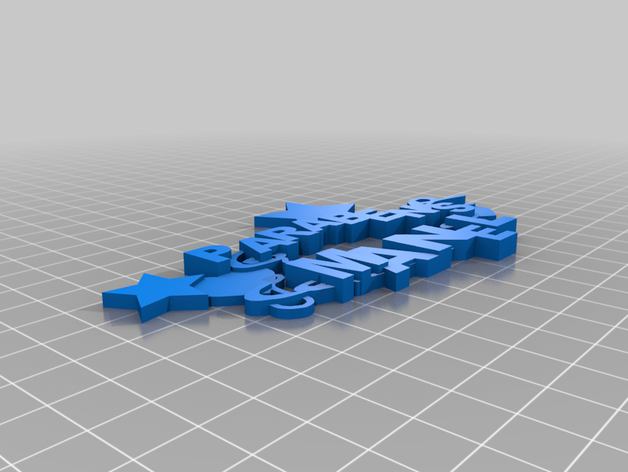 tebrikler manel 3d baskı 3D print model - Mito3D