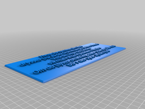 mis etiquetas personalizadas de la oficina personalizado 3d print model - Mito3D