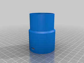 gts10xc Staub, Schlauch-adapter diy Staub-Sammlung Vakuum-adapter 3d print model - Mito3D