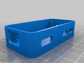 r pi zero + adafruit oled bonnet case electronics raspberry 3d print model - Mito3D