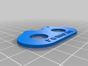 remotv keychain 2d art design logo raspberry pi remo robotics 3d print model - Mito3D