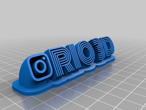 rio 3d de la oficina personalizado 3d print model - Mito3D