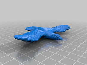 giant eagle da base de dados jogos criatura dnd masmorras e dragões águia warlock3dmodels 3d print model - Mito3D